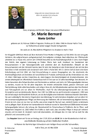 Maria Sr. Marie Bernard Gröfler